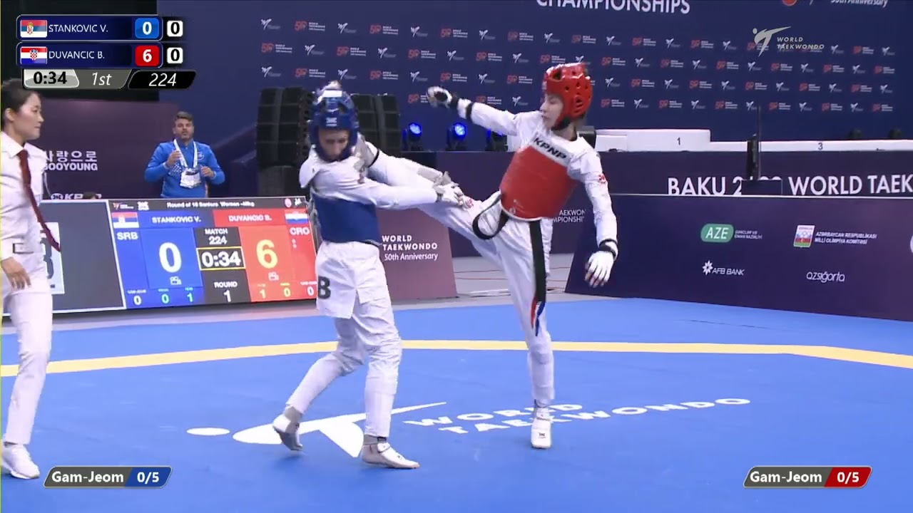 224 R16 Women 49kg SRB STANKOVIC V CRO DUVANCIC B