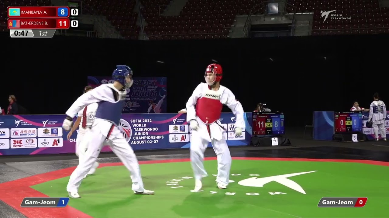 408 R32 Boys +65kg KAZ IMANBAYEV Amirzhan MGL BAT‐ERDENE Belgutei