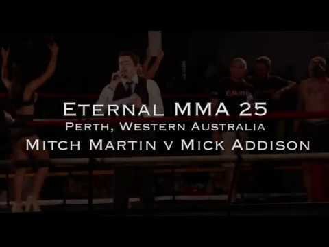 ETERNAL MMA 25 - MITCH MARTIN VS MICK ADDISON - ETERNAL AUSTRALIAN BANTAMWEIGHT TITLE FIGHT background