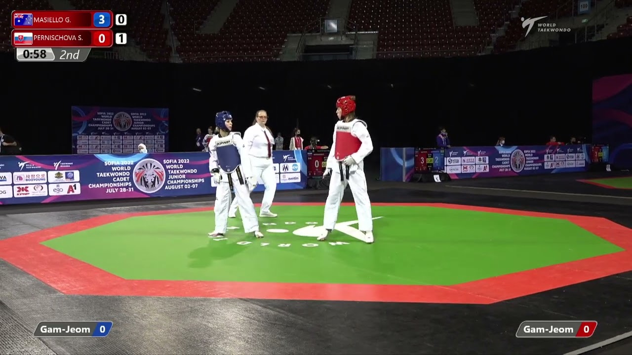 413 R32 Women 52kg AUS MASIELLO G SVK PERNISCHOVA S background