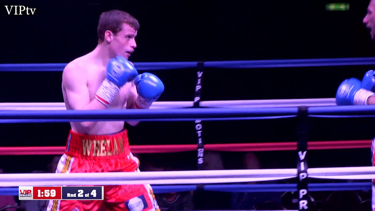 Lee Whelan v Paul Cummings at the Olympia, Liverpool on 8.6.2019 background