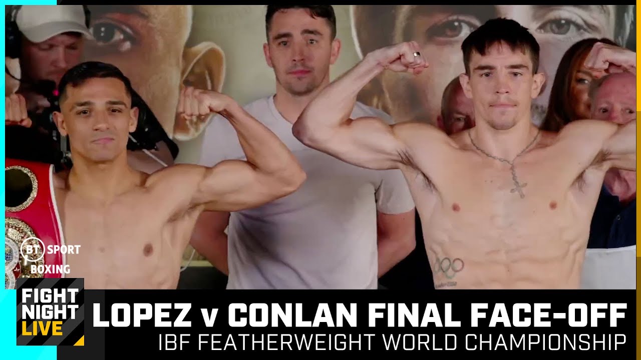 FINAL FACE-OFF ๐ Luis Alberto Lopez and Michael Conlan Final STAREDOWN | #LopezConlan