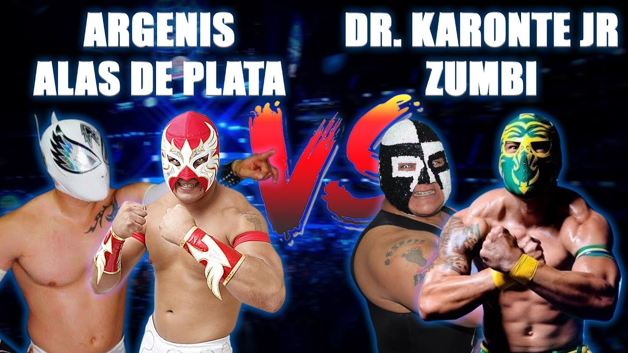 ARGENIS y Alas de Plata Vs ZUMBI y Dr Karonte Jr. | AAA vs ELITE en Zumpango backdrop