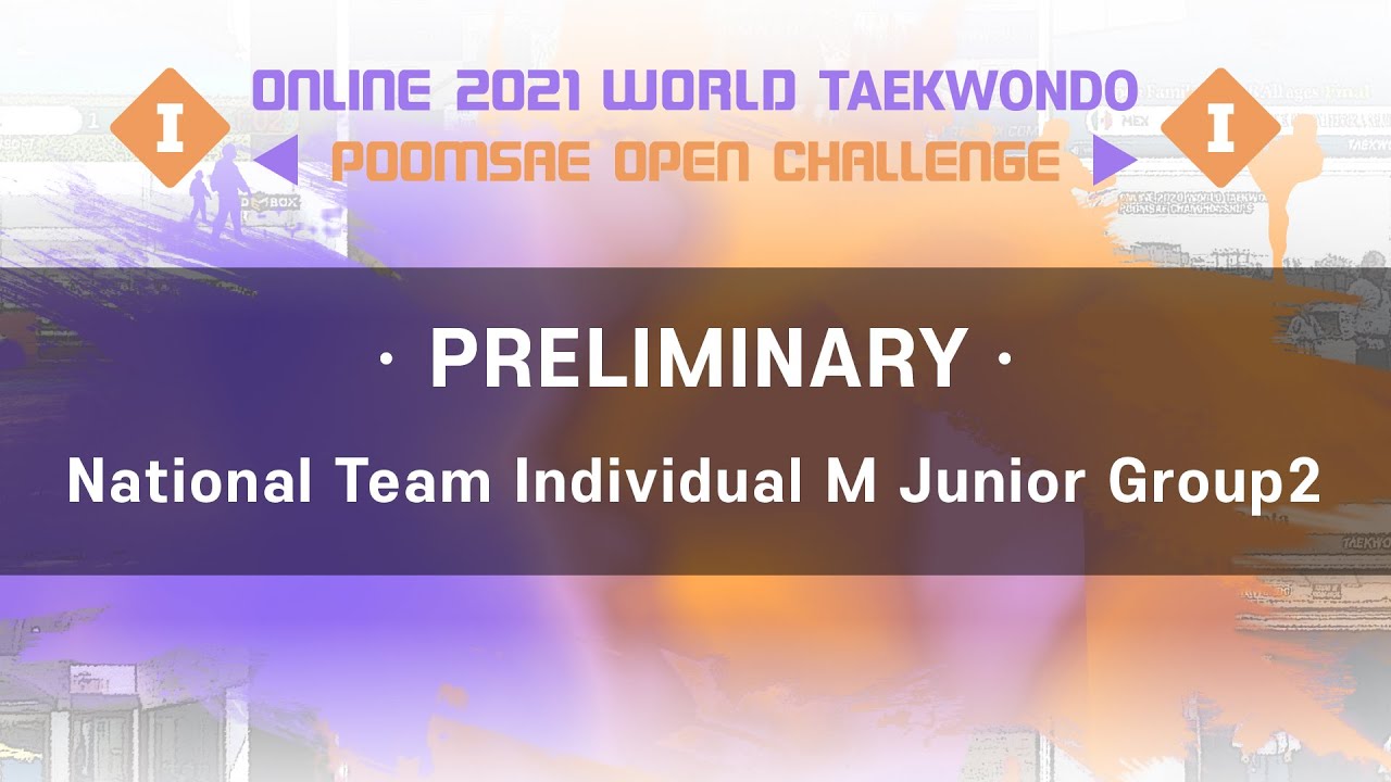 National Team Individual M Junior Group2 Preliminary background