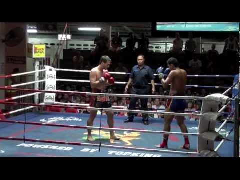 Benjamin Fandell (Tiger Muay Thai) vs Banyat at Patong Thai Boxing Stadium background