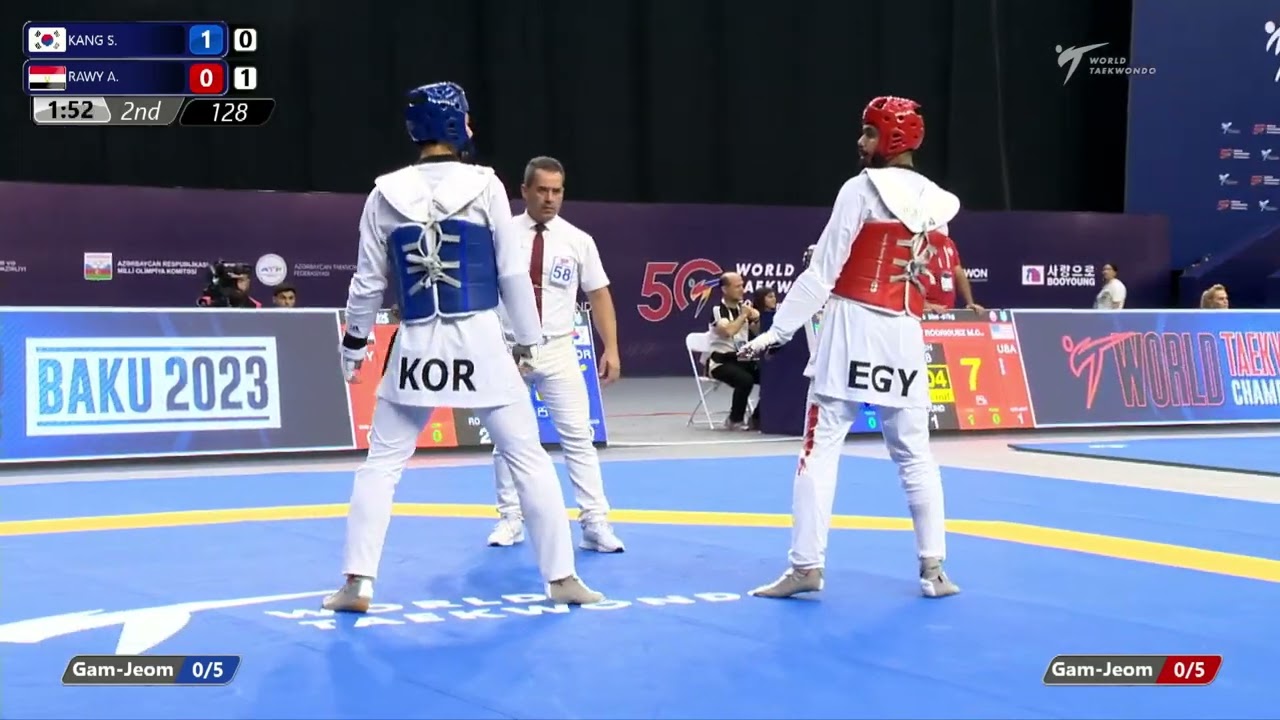 128 Quarter final Men 87kg KOR KANG S EGY RAWY A