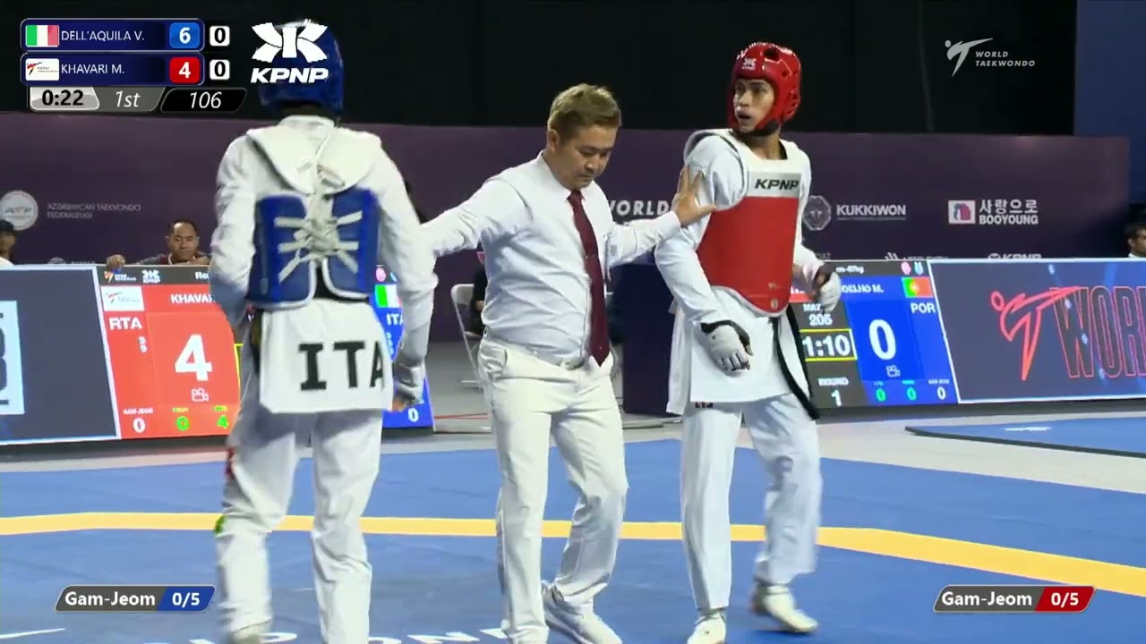 106 R64 Men 58kg ITA DELL'AQUILA V RTA KHAVARI M