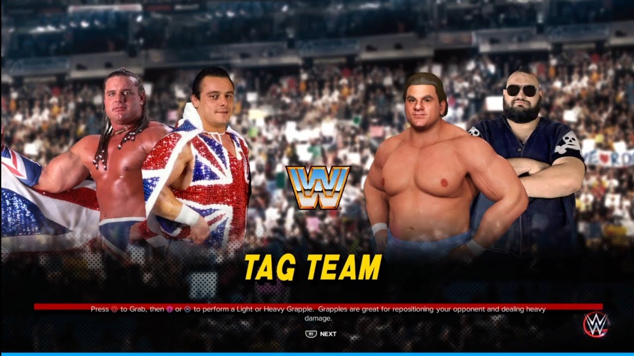 The British Bulldogs vs Muraco & One Man Gang. WWE 2K23