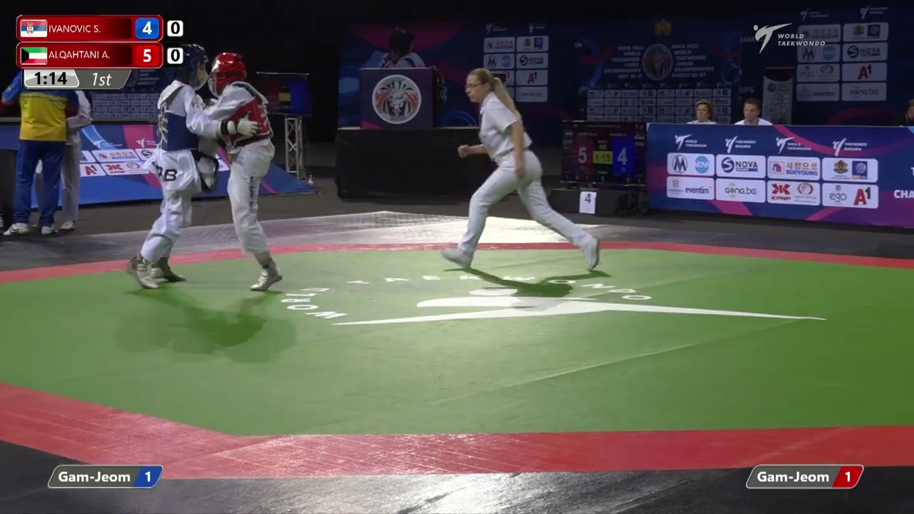 402 R64 Boys 41kg SRB IVANOVIC S KUW ALQAHTANI A