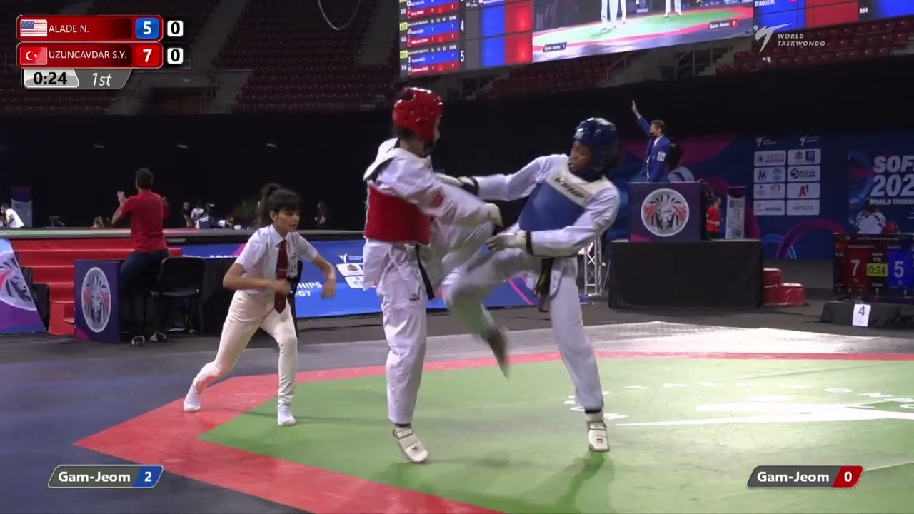 416 Quarter final Women +68kg USA ALADE N TUR UZUNCAVDAR S Y background