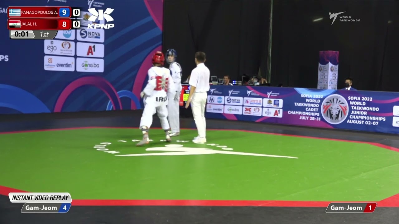 118 R16 Boys 49kg GRE PANAGOPOULOS A IRQ JALAL H