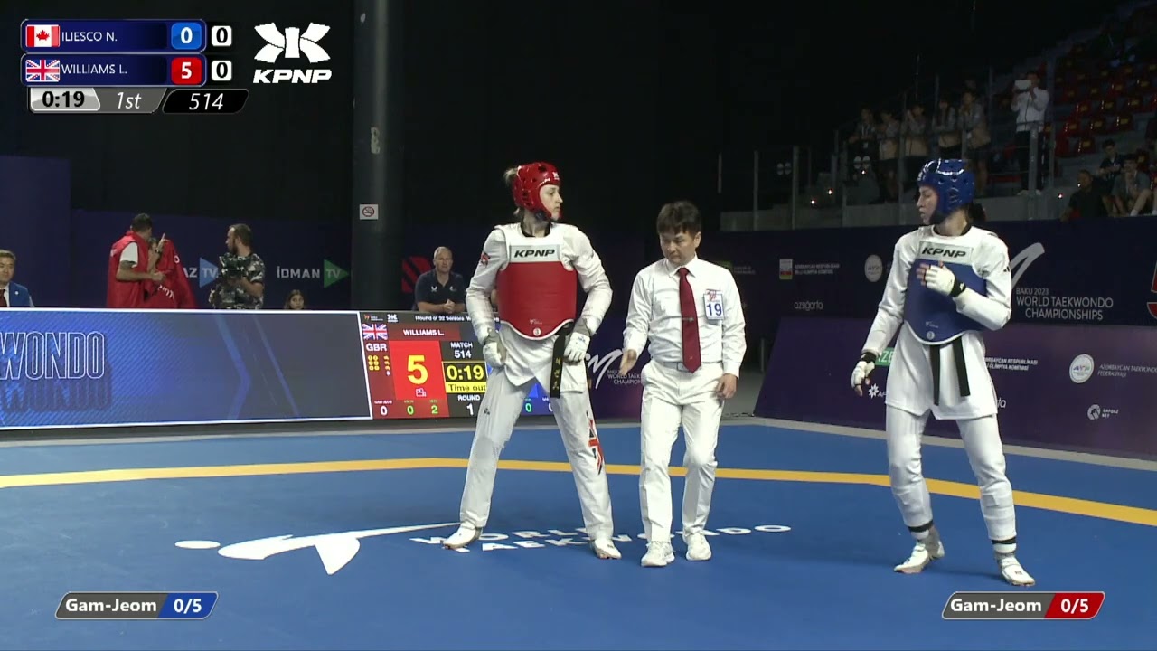 514 R32 Women 67kg CAN ILIESCO N GBR WILLIAMS L background