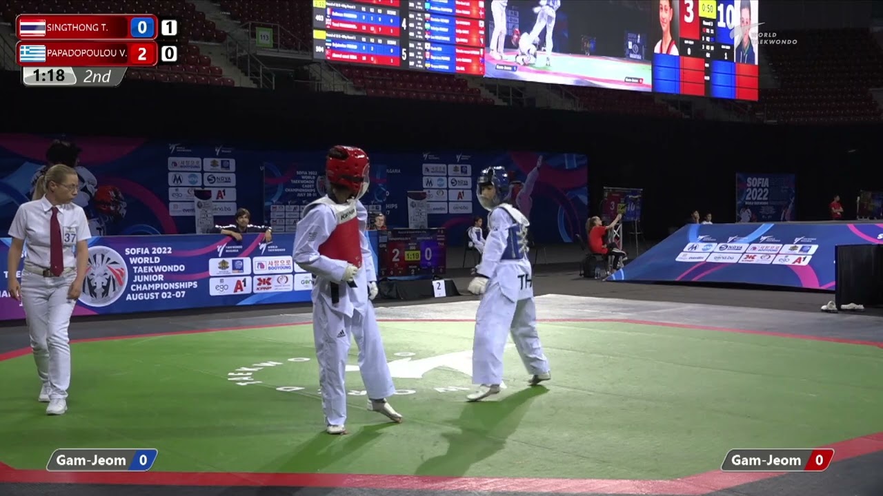 205 R32 Girls 37kg THA SINGTHONG T GRE PAPADOPOULOU V background