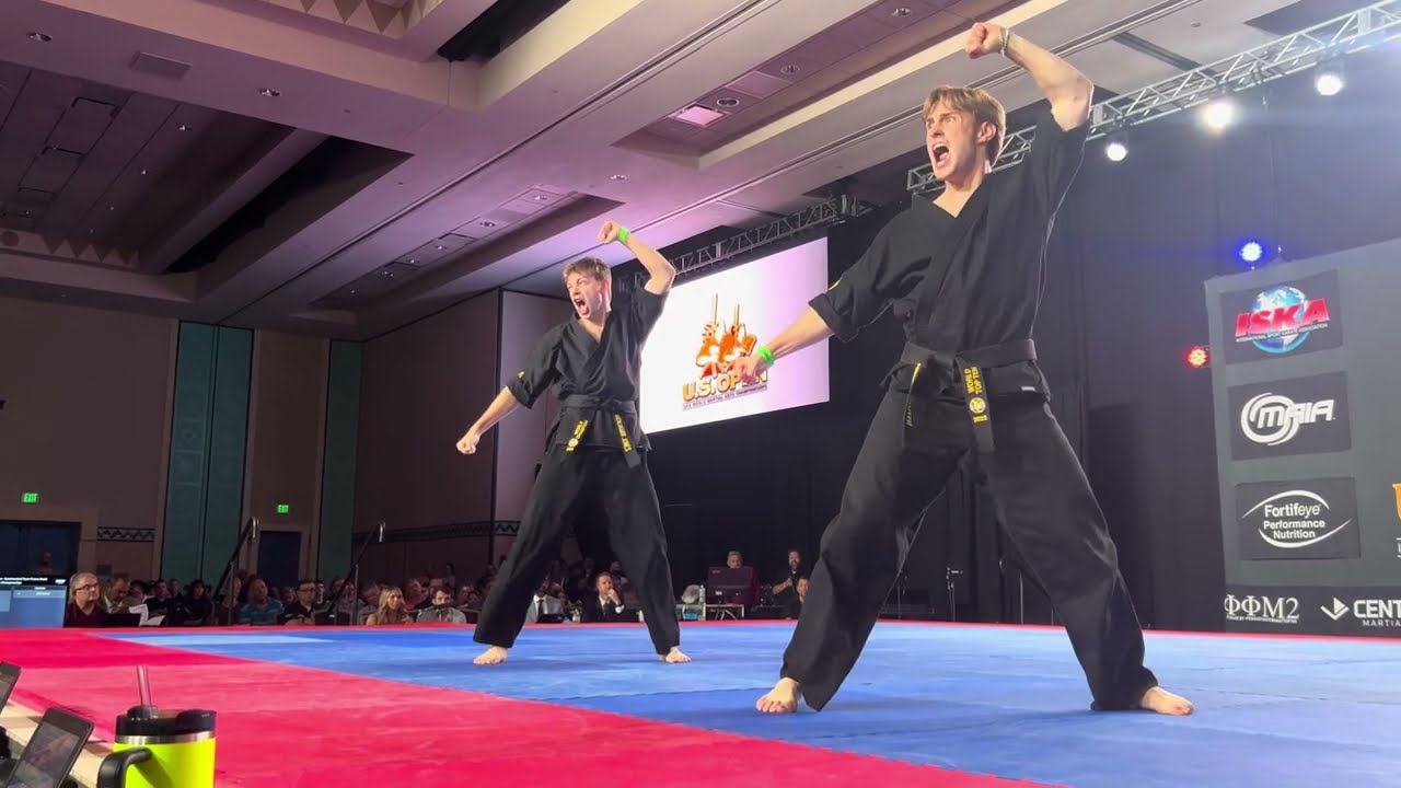 Ben Jones and Dawson Holt Synchronized Open Forms ISKA World Championship - U.S. Open 2024 backdrop