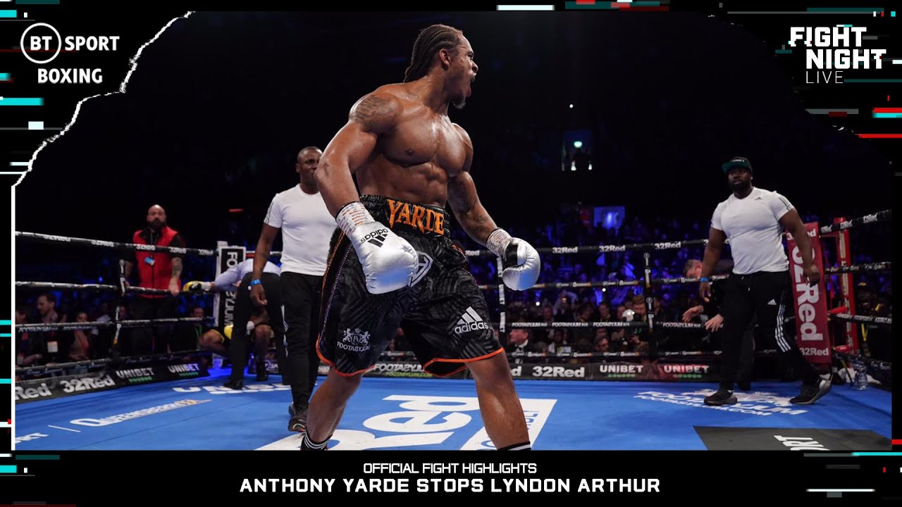 Anthony Yarde Stops Lyndon Arthur In The Rematch With HUGE Fourth Round Knockout 💥 background