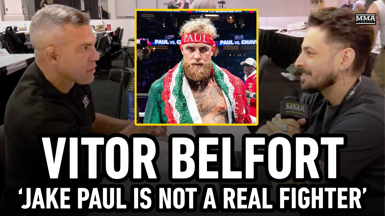 Vitor Belfort GOES OFF On Content Creators In Boxing: 'Jake Paul Is Not A Real Fighter' backdrop