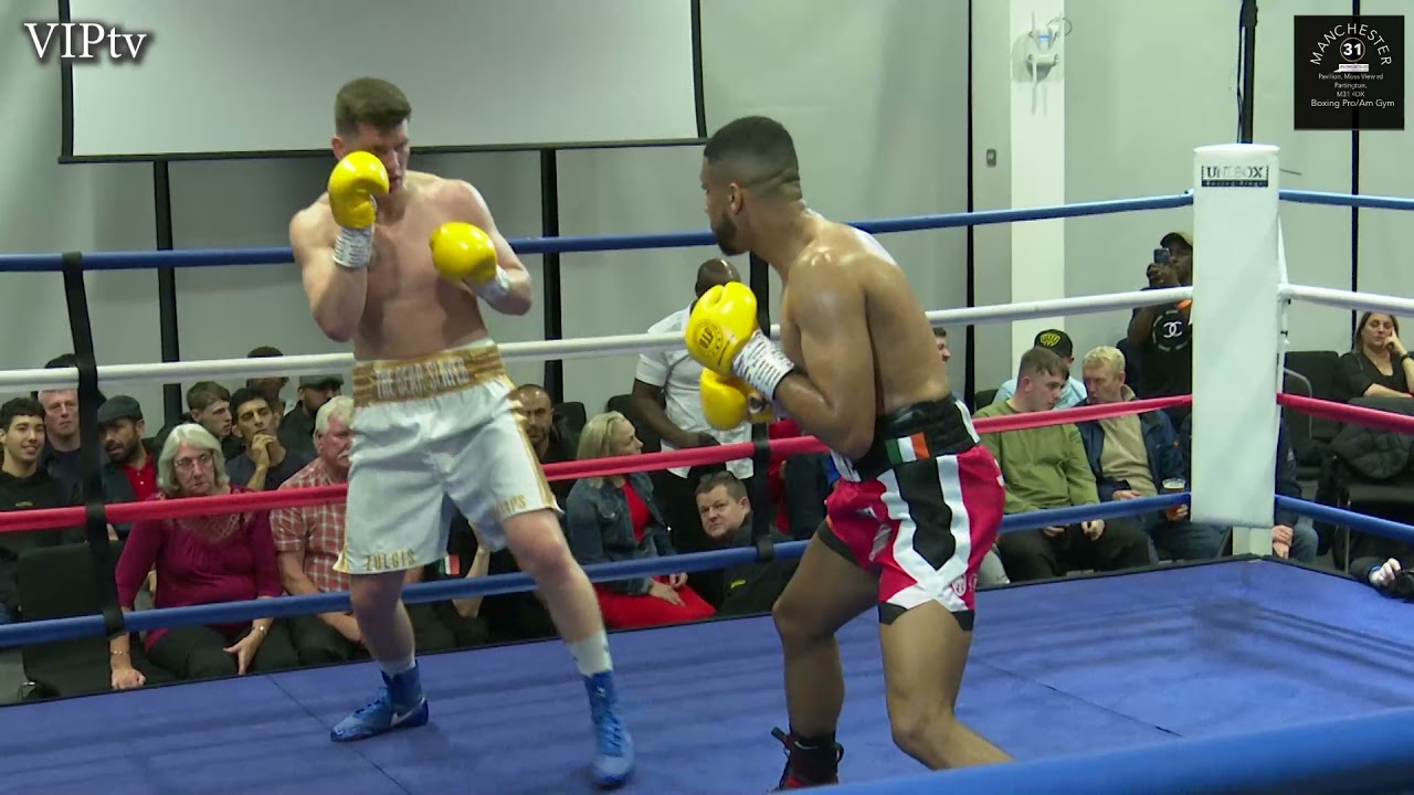 Leyton Collymore v Kristaps Zulgis at the AJ Bell Stadium in Irlam on 9.10.21 background