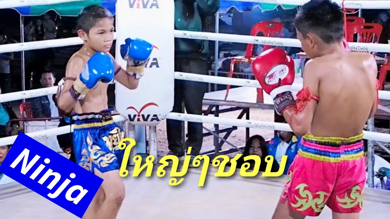 นินจาอัดเจ้าถิ่นสบายNinja VS YodIQ!双子の弟ニンジャ!!Muay Thai Fight! ムエタイ backdrop