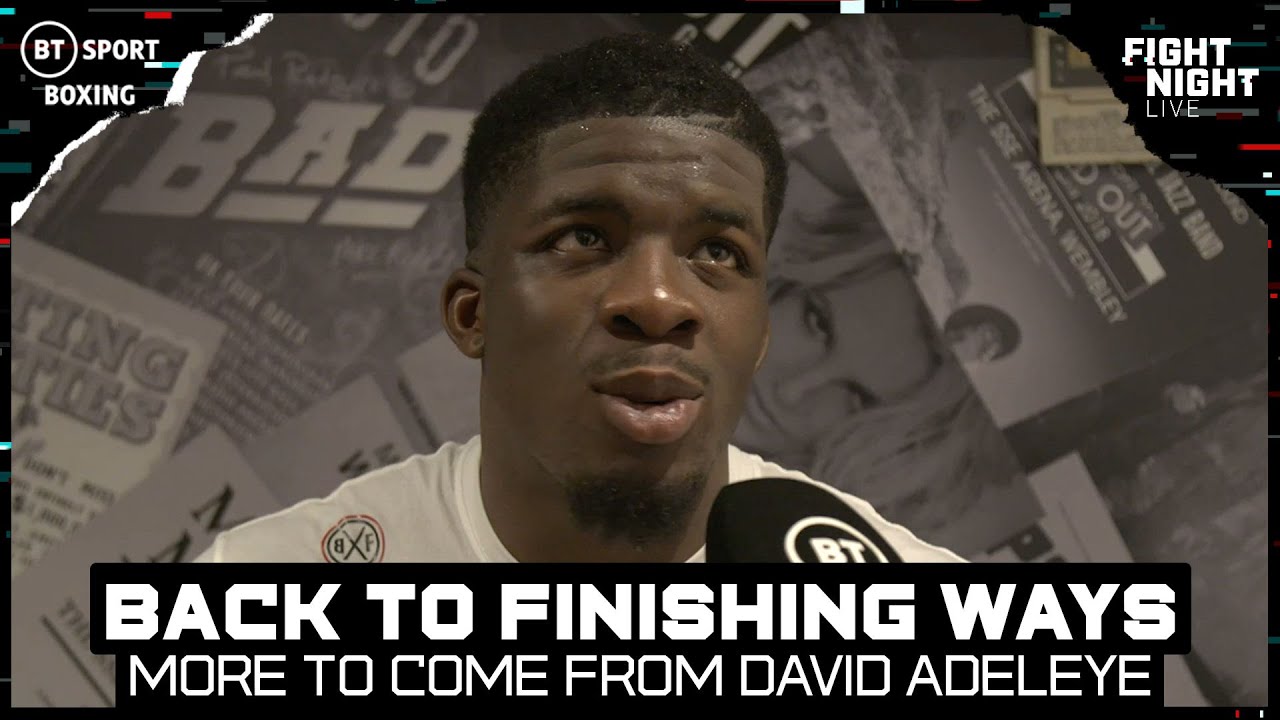 "I'm Still Better Than What I Showed Today!" More To Come From David Adeleye 💪