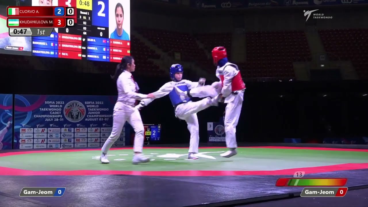 329 SF Women 52kg ITA CUORVO A UZB KHUDAYKULOVA M