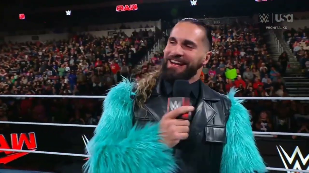 WWE RAW SETH ROLLINS ENTRANCE 12/09/24