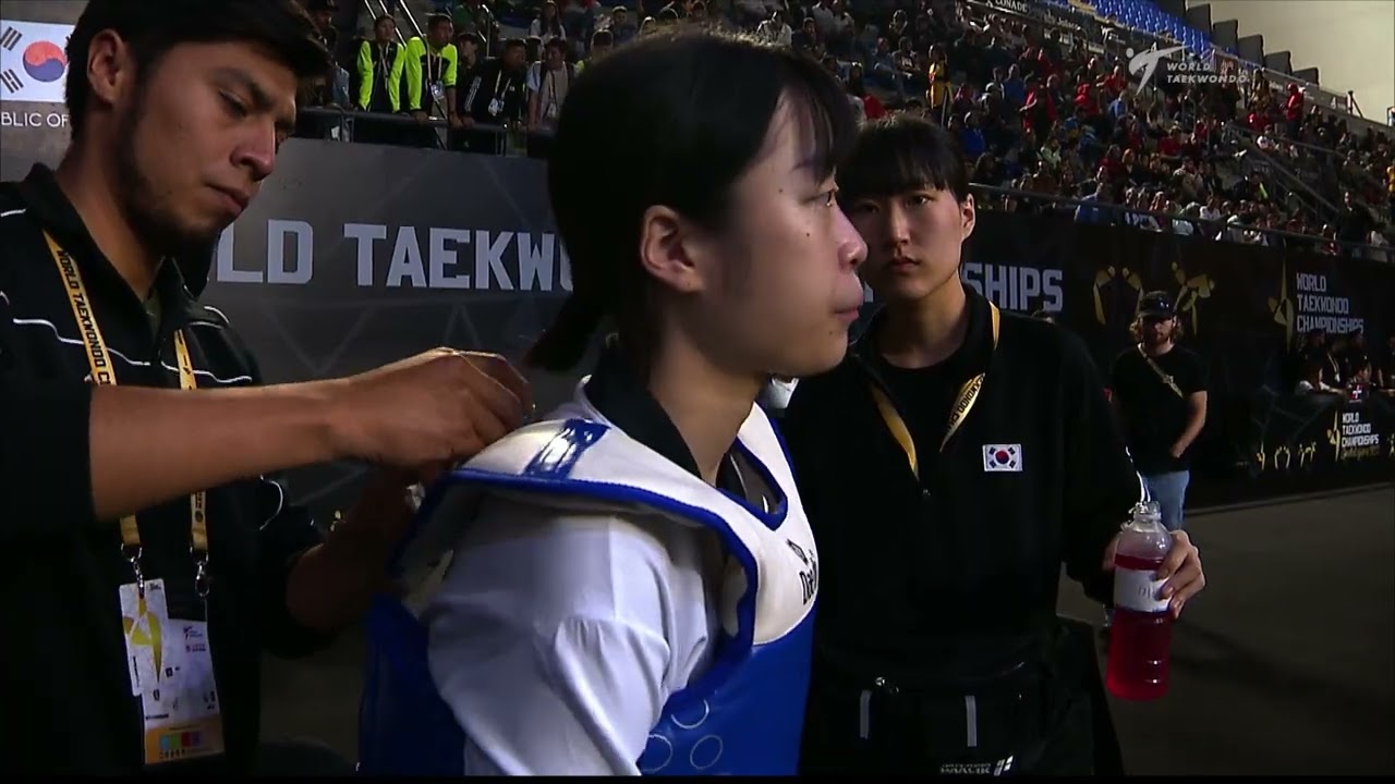209 W-46kg R-32 KANG Mi-reu KOR 🔵 vs 🔴 TSAMPALA Stamatia GRE I Guadalajara 2022 WT Championships