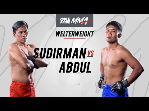 SUDIRMAN AKBAR VS ABDUL GALEP | FULL FIGHT ONE PRIDE MMA 68 LOCAL PRIDE #3 JAKARTA backdrop
