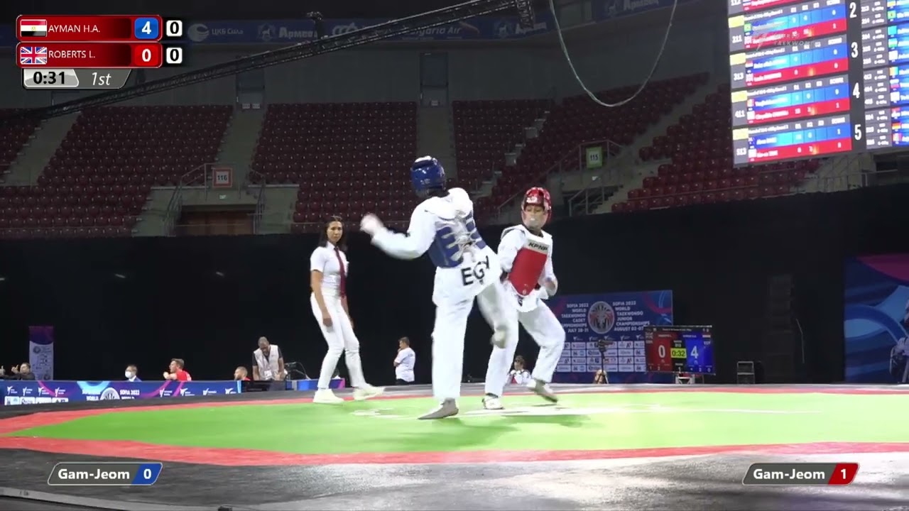 313 R32 Girls +59kg EGY AYMAN H A GBR ROBERTS L