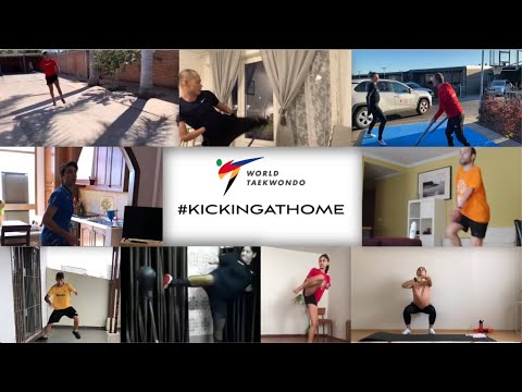 #KickingItAtHome with Paralympics athletes background