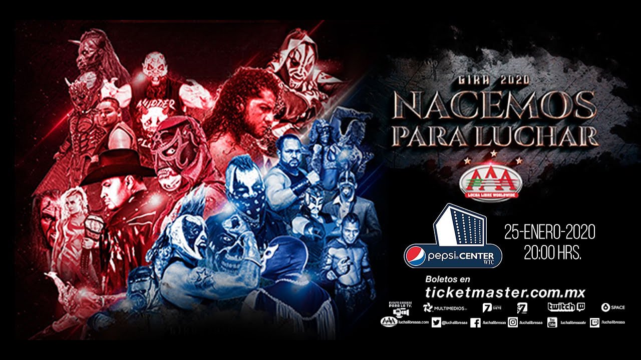 Gira 2020: Lucha Libre AAA en Ciudad de México background
