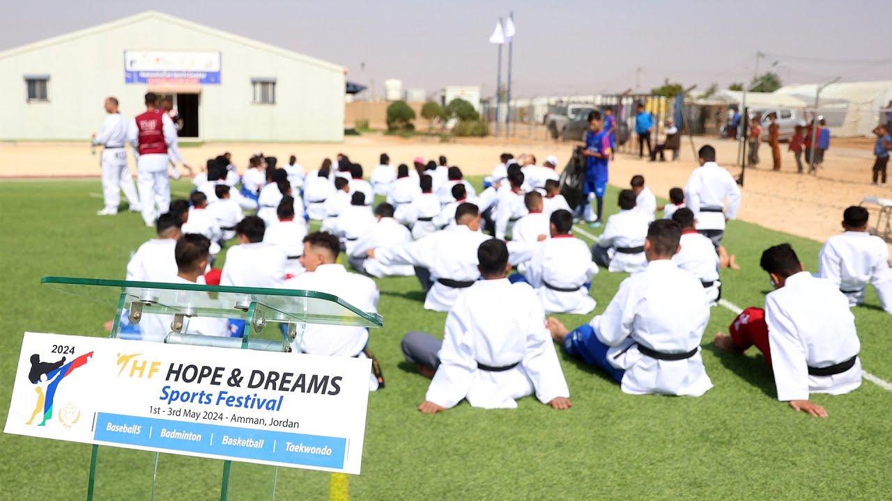 2nd Hope and Dreams Sports Festival | Azraq & Za'atari Refugee Camp visit backdrop