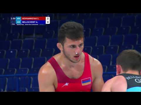 1/4 GR - 67 kg: S. HOVHANNISYAN (ARM) v. A. BELLSCHEIDT (GER)