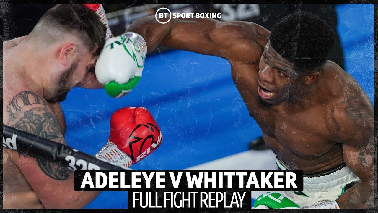 Full fight: David Adeleye v Danny Whittaker