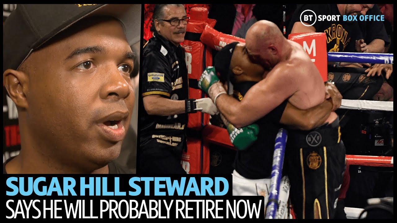 Tyson Fury's trainer Sugar Hill Steward says he will retire after Deontay Wilder win background