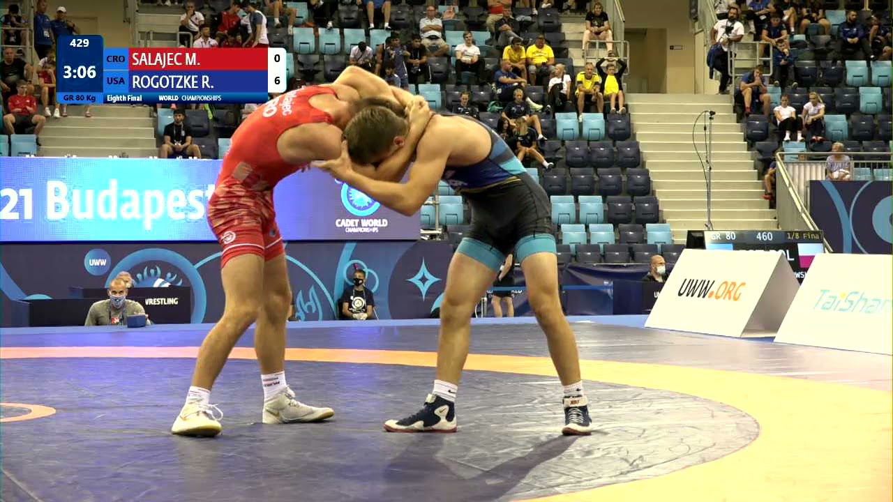 1/8 GR - 80 kg: M. SALAJEC (CRO) v. R. ROGOTZKE (USA)