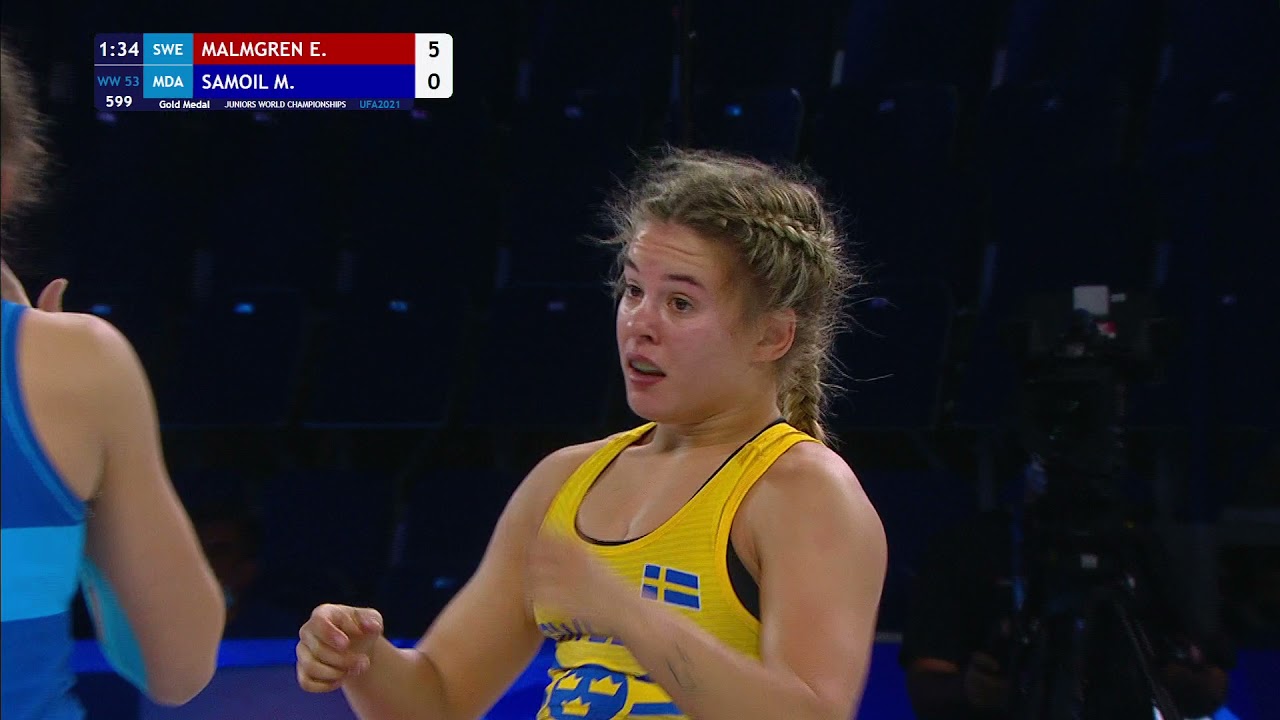 GOLD WW - 53 kg: E. MALMGREN (SWE) v. M. SAMOIL (MDA)