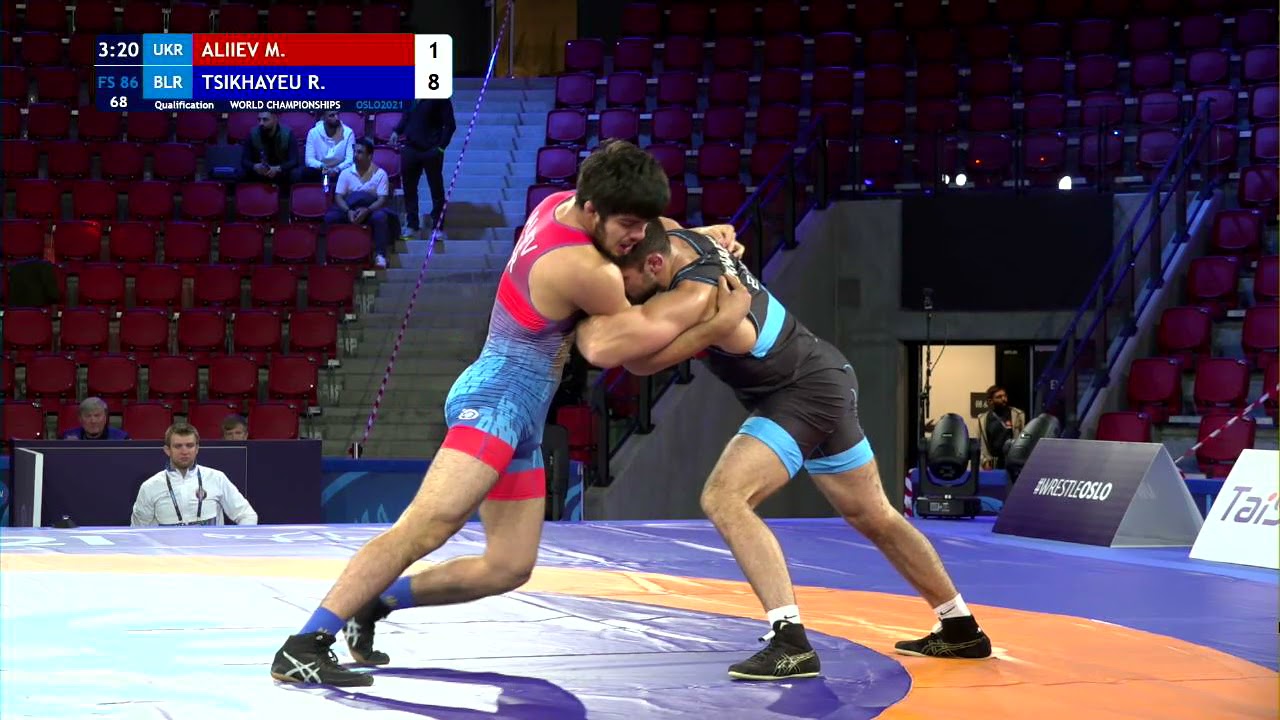 Qual. FS - 86 kg: M. ALIIEV (UKR) v. R. TSIKHAYEU (BLR)