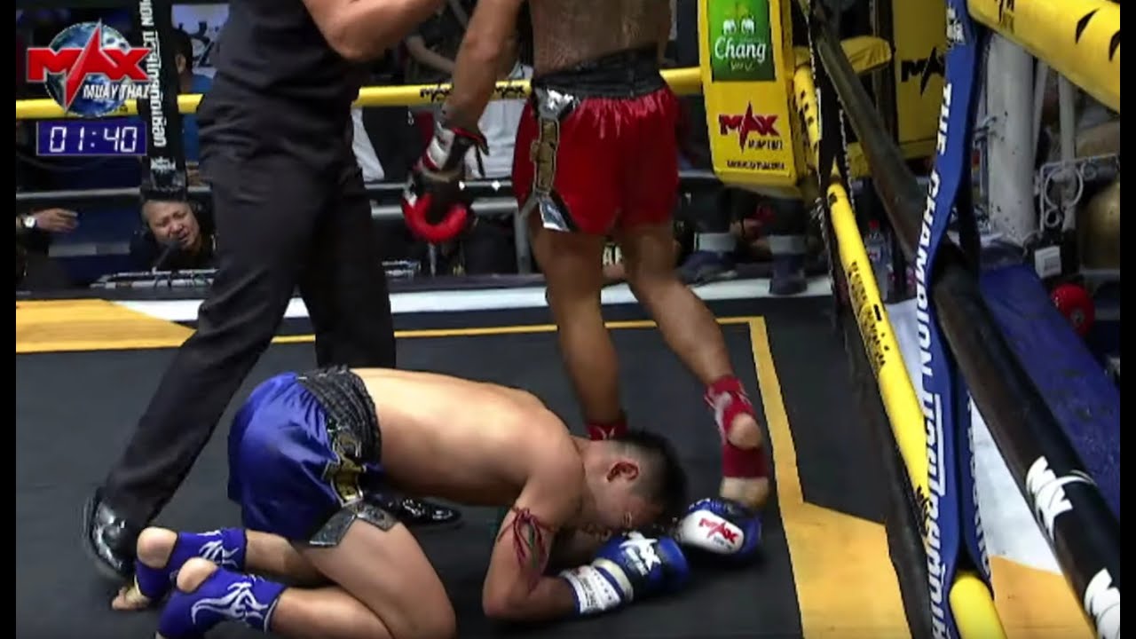 โหดไม่ปราณี!! มณเฑียร ศิษย์มนต์ชัย VS ขวัญใจ บ้านมิรันดา The Champion มวยไทยตัดเชือก #UNCENSOR คู่2