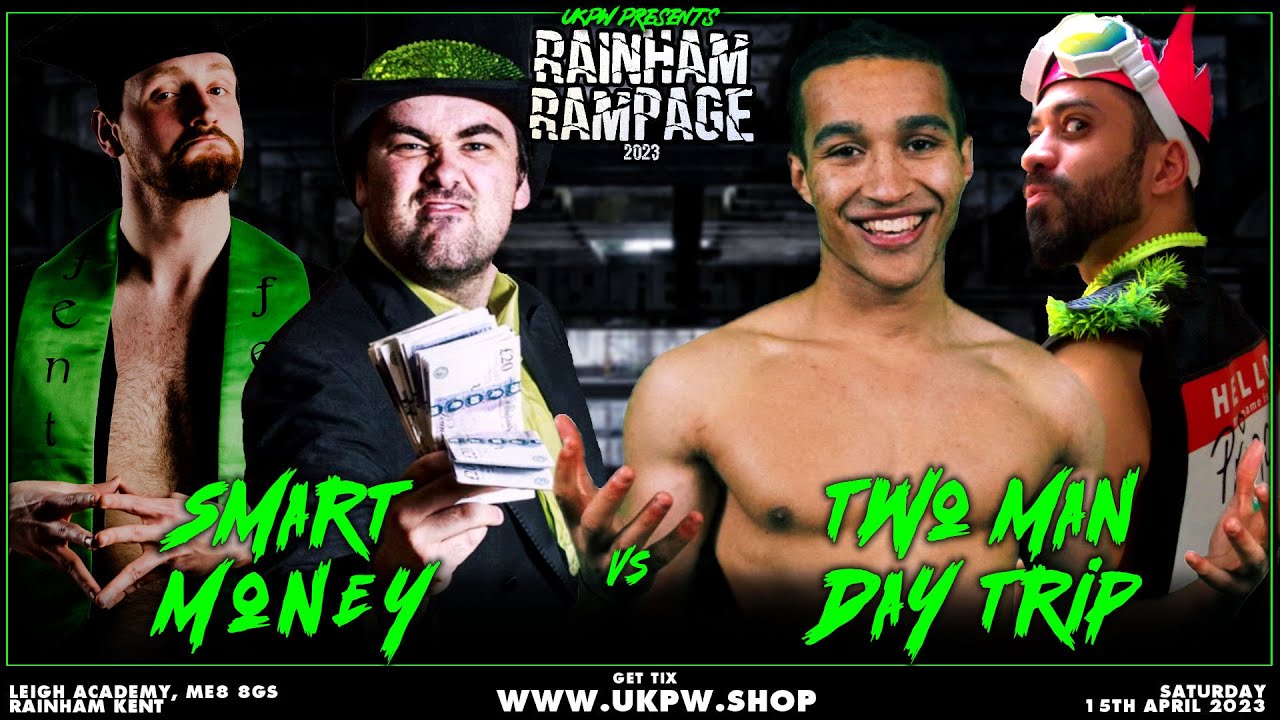 UKPW: FULL MATCH - Smart Money vs Two Man Day Trip (TAG TEAM MATCH)