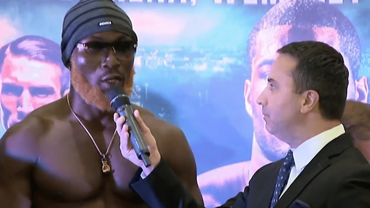 Richard Lartey rant after Dubois face-off | "Frank Warren has been feeding Daniel Dubois baby food!" background