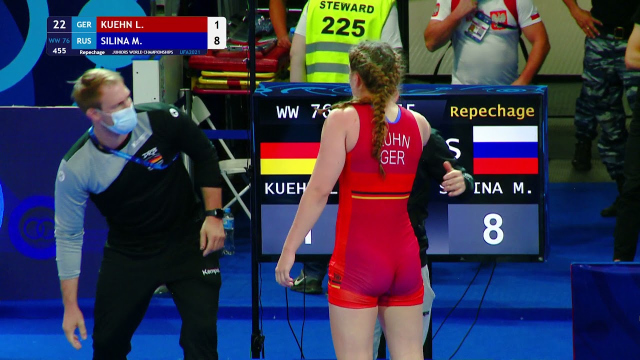 Repechage WW - 76 kg: L. KUEHN (GER) v. M. SILINA (RUS)