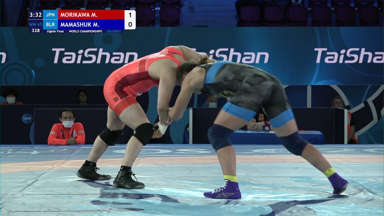 1/8 WW - 65 kg: M. MORIKAWA (JPN) v. M. MAMASHUK (BLR)