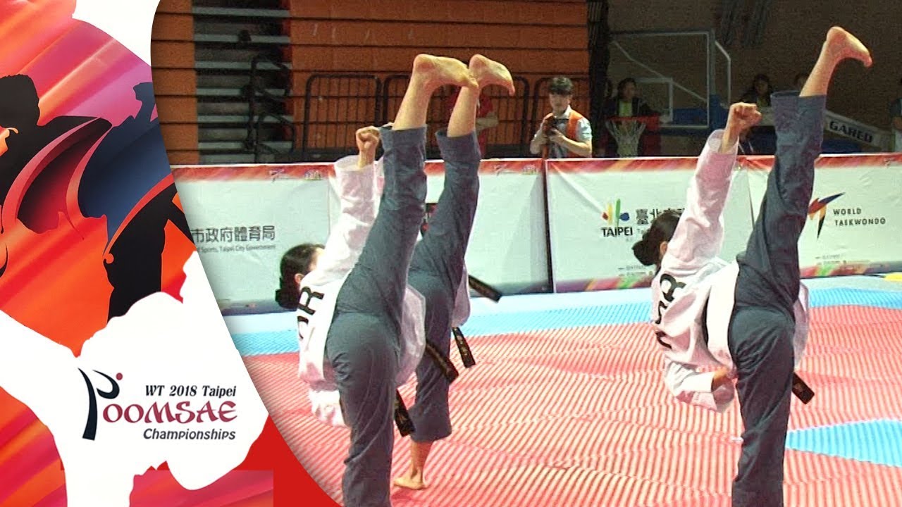 Recognized Poomsae Team Female Junior Final, KOR vs TPE