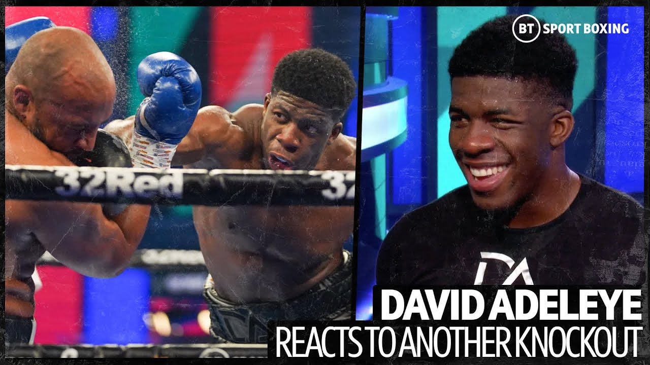 "I love fighting!" David Adeleye reacts to TKO win and Dubois, AJ and Fury comparisons