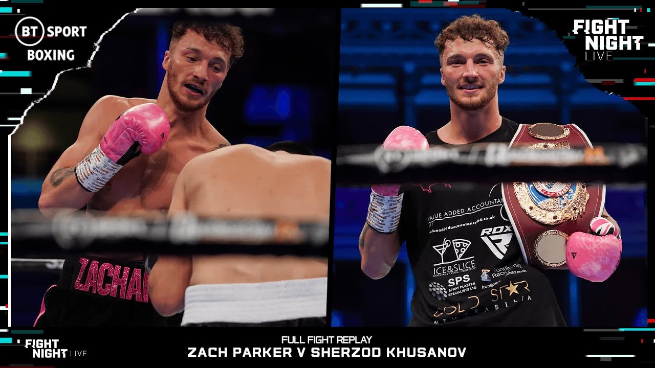 Full Fight: On The Button! Zach Parker Stops Khusanov With Devastating Body Shot Inside One Round background