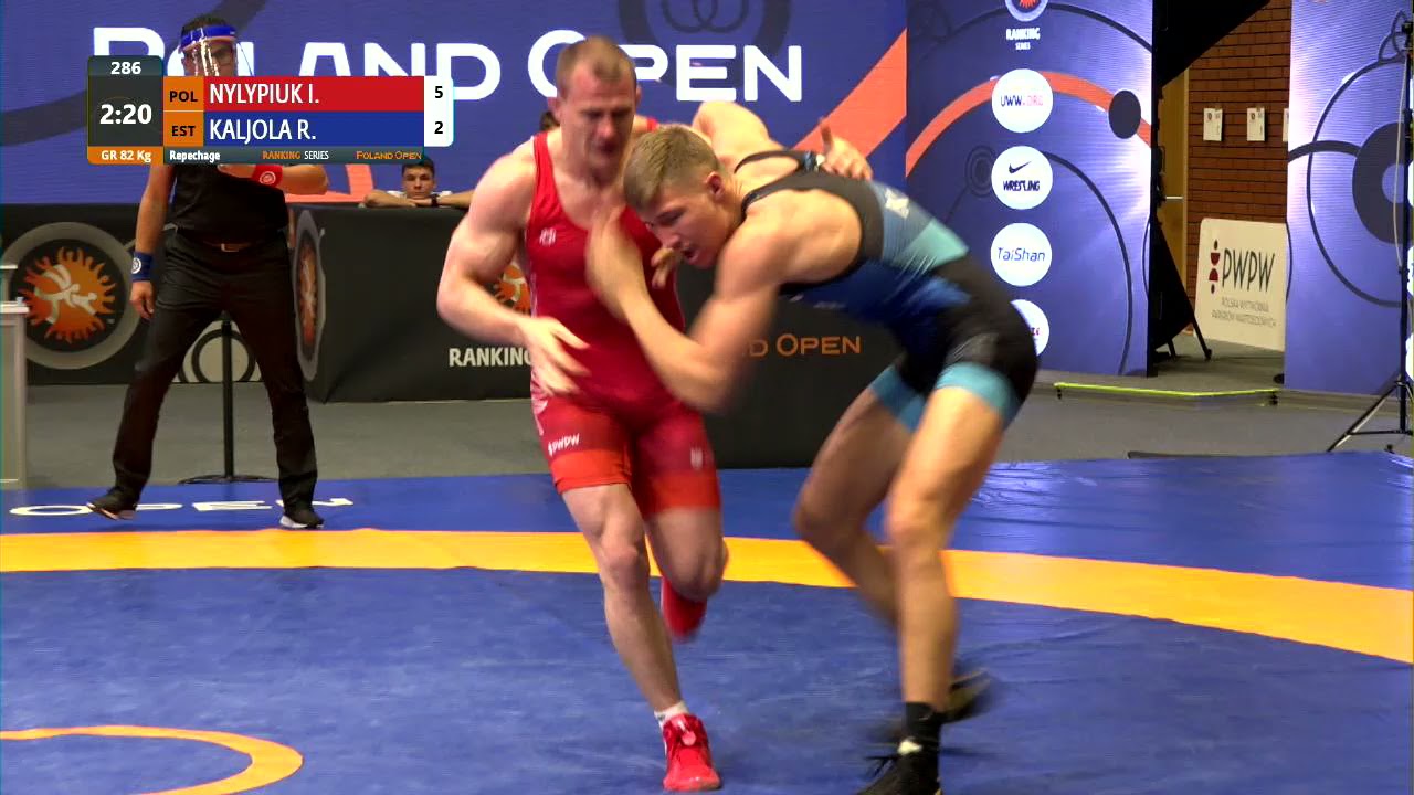 Repechage GR - 82 kg: I. NYLYPIUK (POL) v. R. KALJOLA (EST)