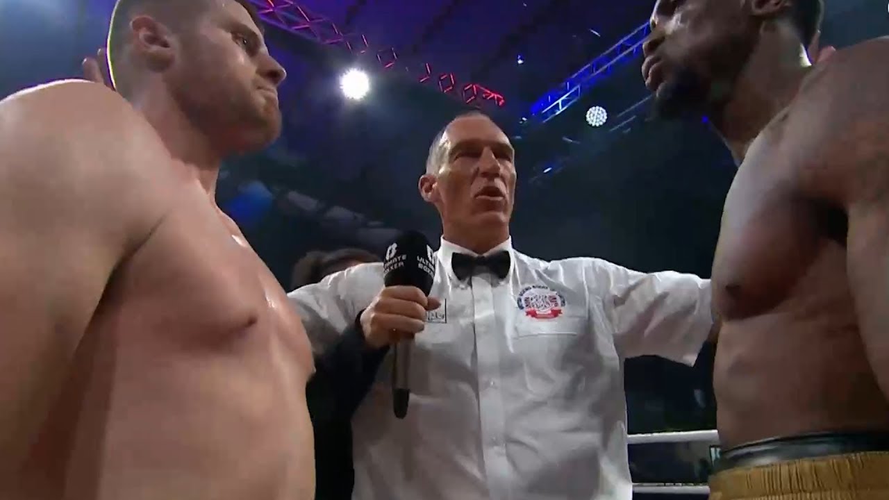 Full fight: Mikael Lawal v David Jamieson | Ultimate Boxxer IV semi final background