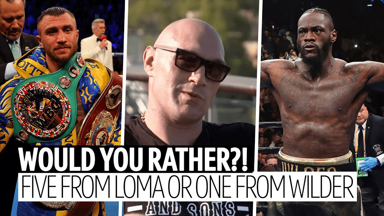 Would you rather: ONE punch from Wilder or FIVE from Lomachenko? | Quickfire Questions