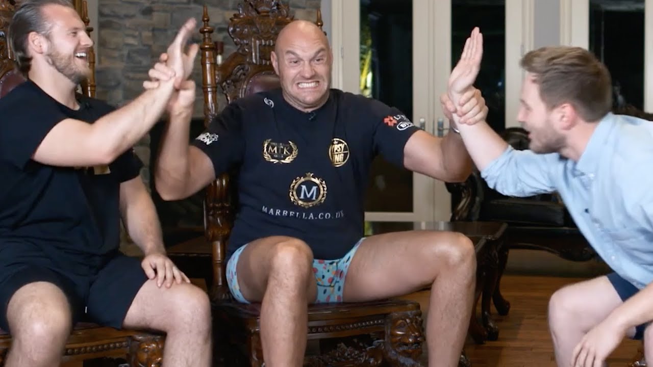 In-depth with Tyson Fury and Ben Davison in Las Vegas mansion on Wilder-Fury 2, Joshua, Schwarz