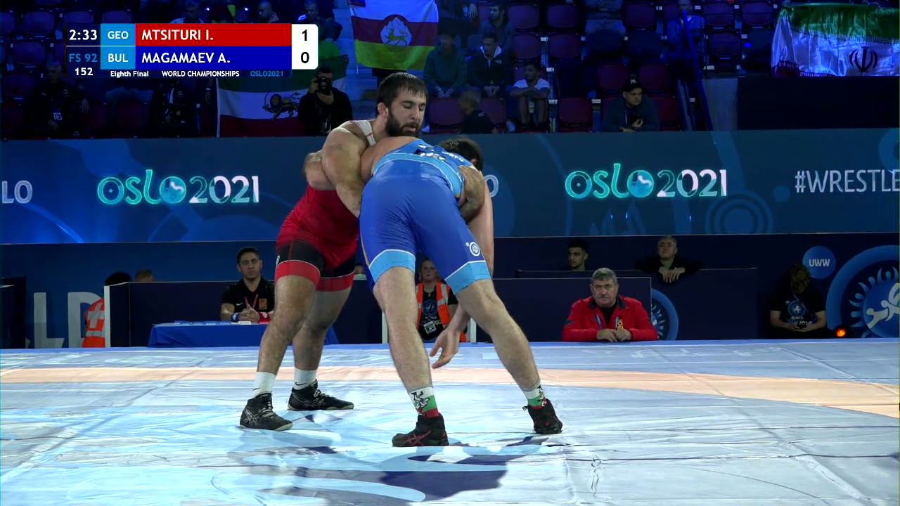 1/8 FS - 92 kg: I. MTSITURI (GEO) v. A. MAGAMAEV (BUL)